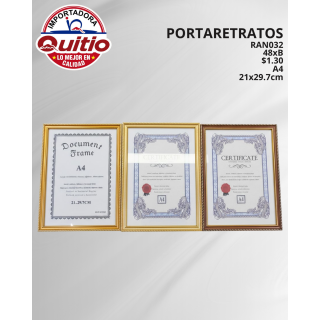 PORTARRETRATO RAN032 A4 BX48 Q.9650 3X6
