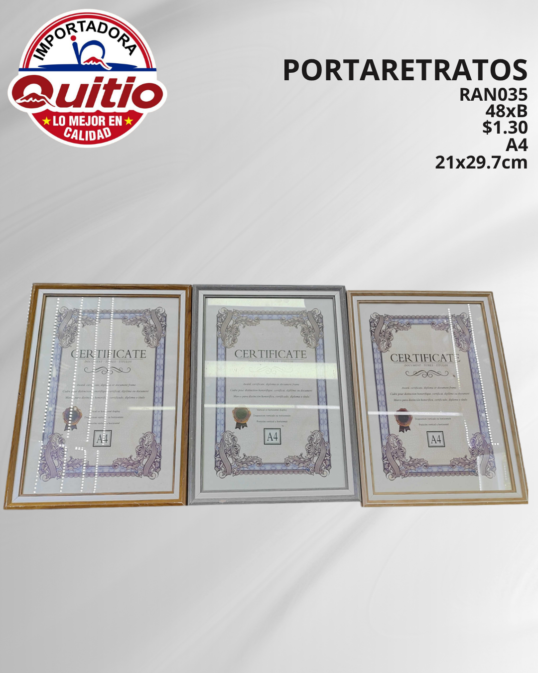 PORTARRETRATO RAN035 BX48 Q.9060 3X6