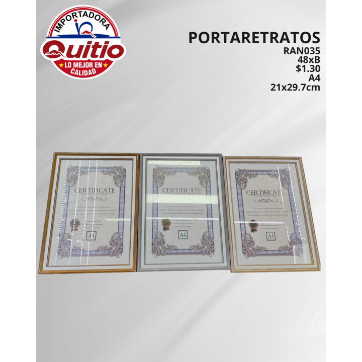 PORTARRETRATO RAN035 BX48 Q.9060 3X6