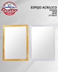 ESPEJO DE ACRILICO RAN038 BX50 Q.9440 4X5