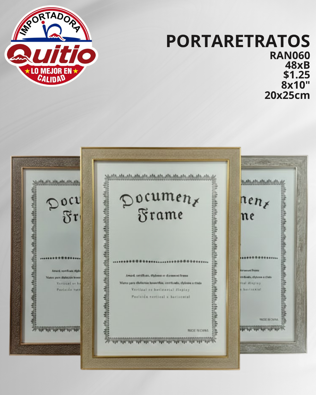 PORTARRETRATO RAN060 BX48 Q.9360 3X6