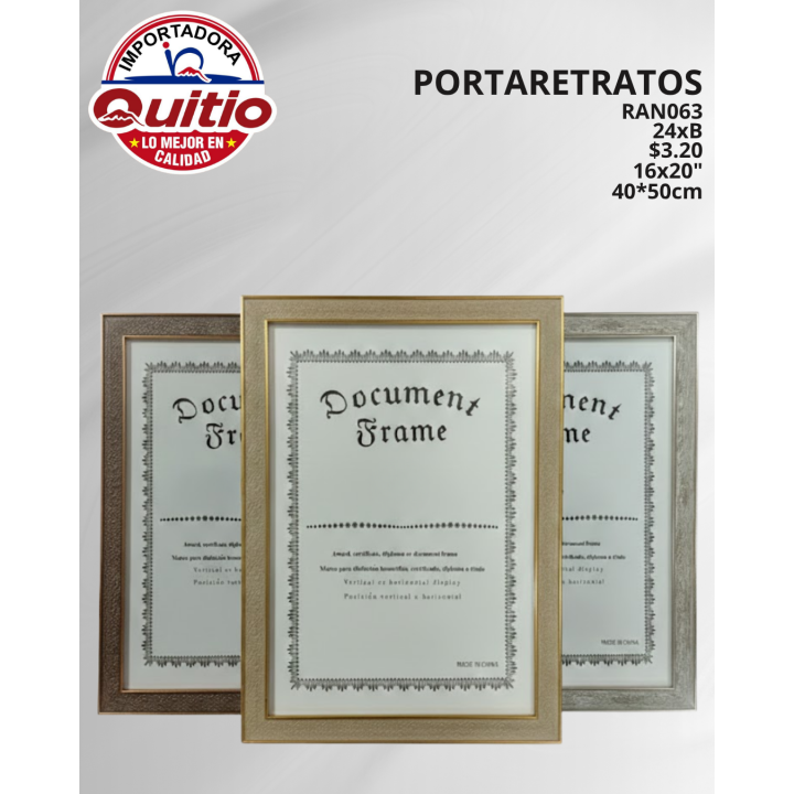 PORTARRETRATO RAN063 16X20 BX24 Q.9451 2X8