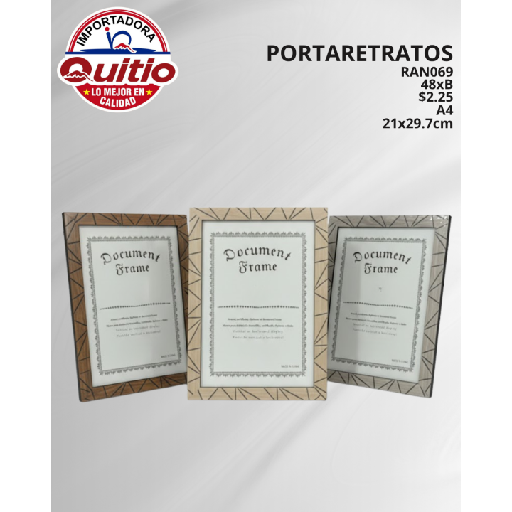 PORTARRETRATO RAN069 A4 BX48 Q.9670 2X6