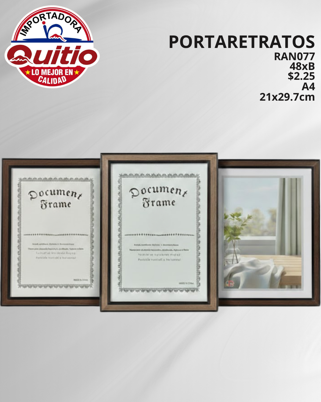 PORTARRETRATO RAN077 A4 BX48 Q.9670 2X6
