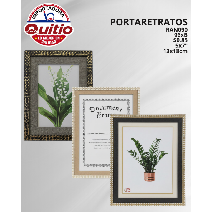 PORTARRETRATO RAN090 5X7 BX96 Q.9540 4X5