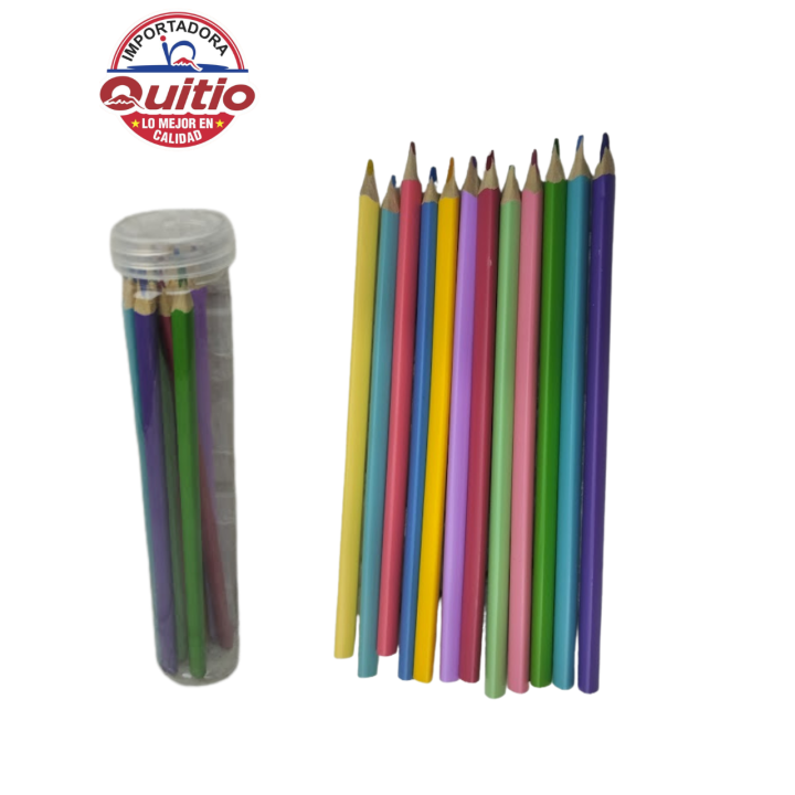 LAPIZ COLORES 12UNDS EN TUBO