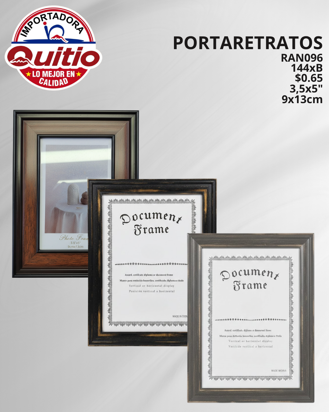 PORTARRETRATO RAN096 BX144 Q.9430 5X5