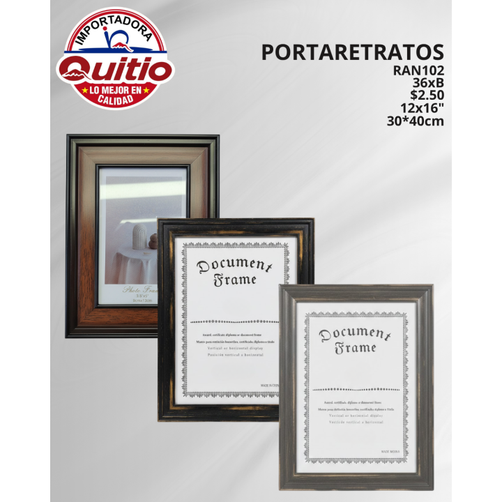 PORTARRETRATO RAN102 12X16 BX36 Q.9411 2X7