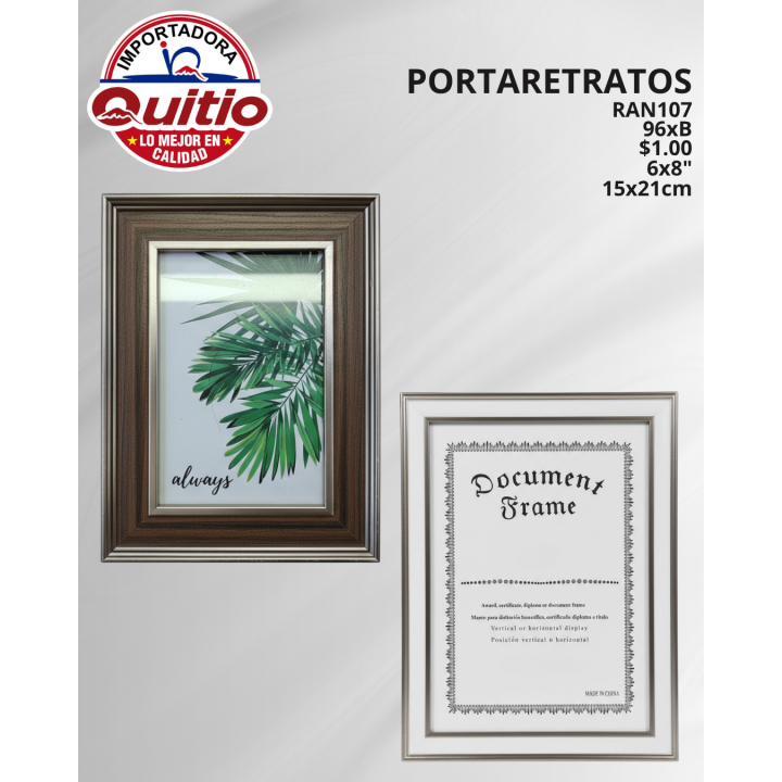 PORTARRETRATO RAN107 BX96 Q.9150 3X5