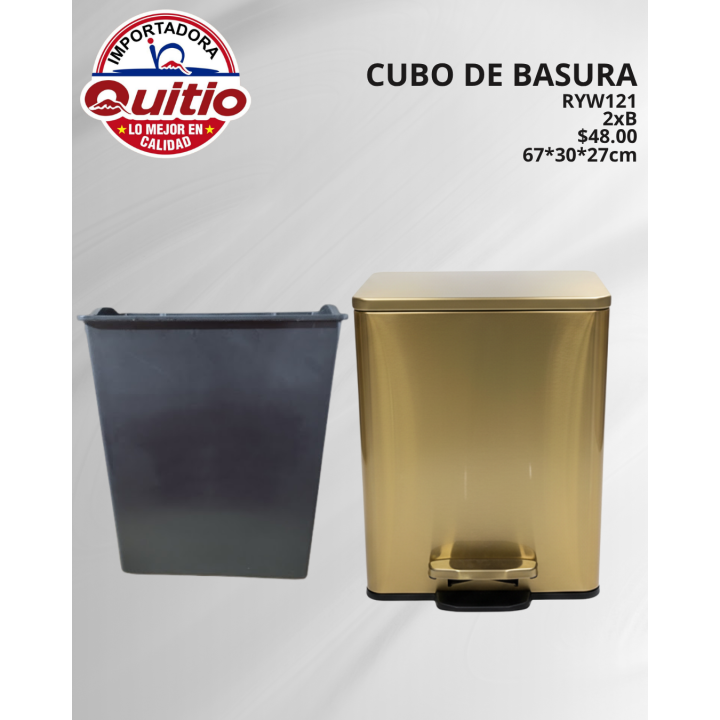 CUBO BASURA RYW121 BX2 Q.95733 2X110