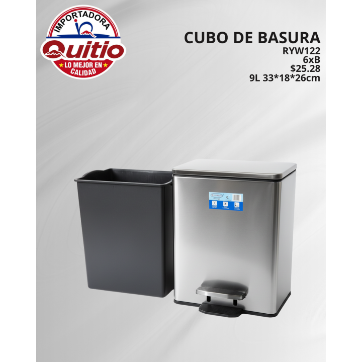 CUBO DE BASURA RYW122 BX6 Q.93861 2X46