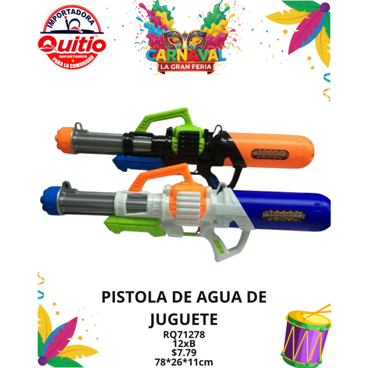 PISTOLA AGUA RQ71278 BX12 Q.9705 2X18