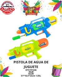 PISTOLA AGUA DT5191246 BX36 Q.9192 2X10