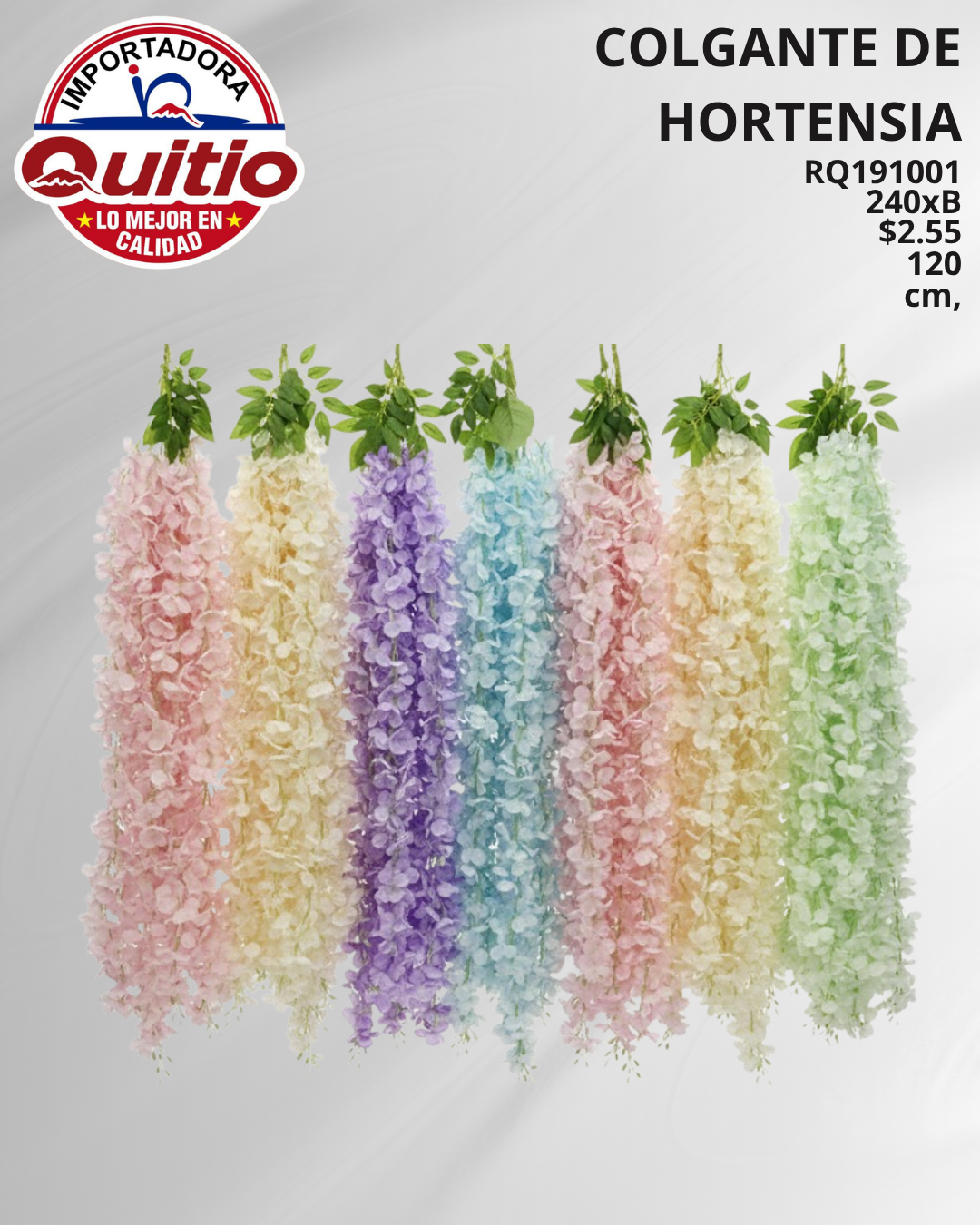 FLOR ARTIFICIAL RQ191001 120CM BX240 Q.9341 2X6