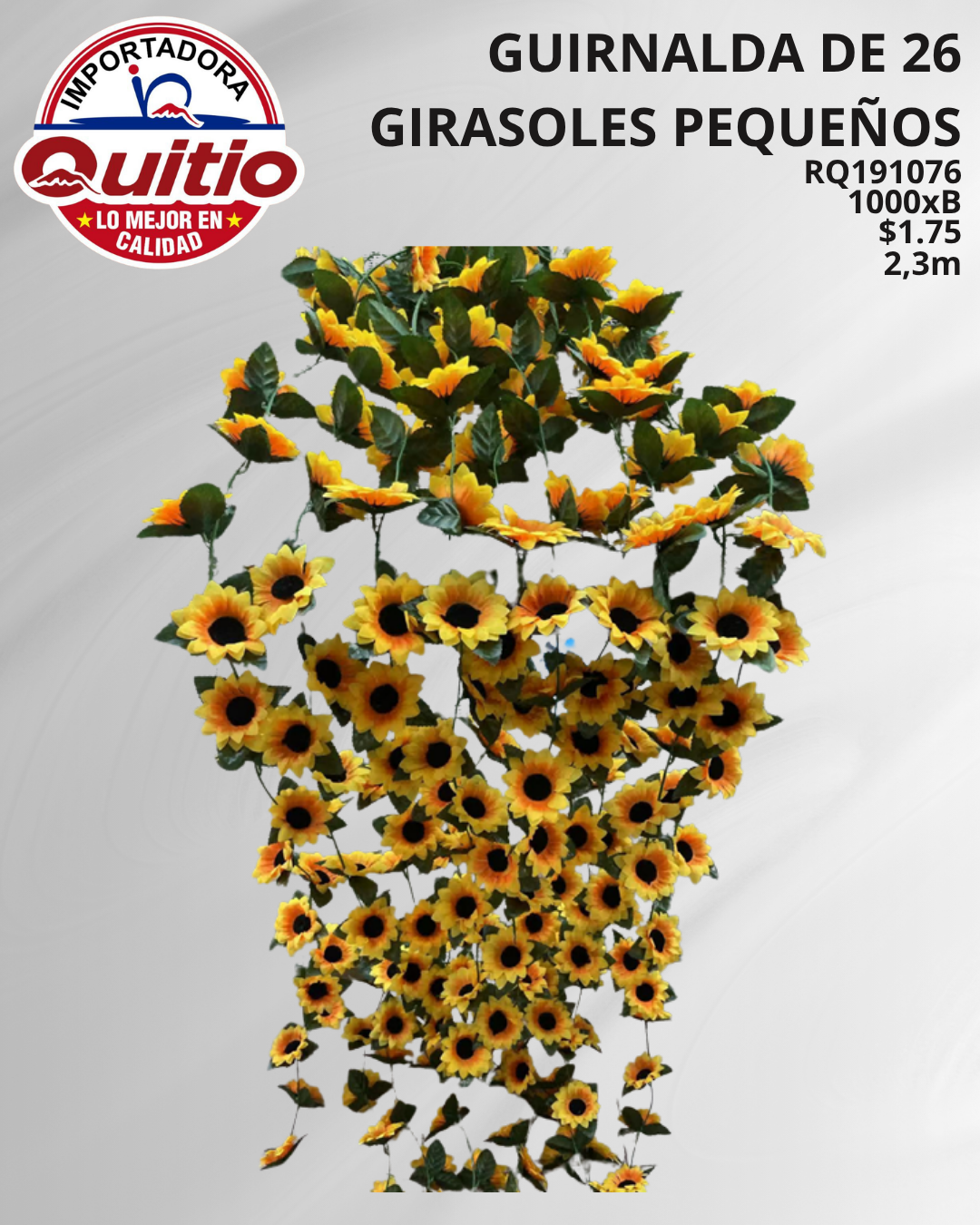 FLOR ARTIFICIAL RQ191076 2.3MTS BX1000 Q.9190 2X5