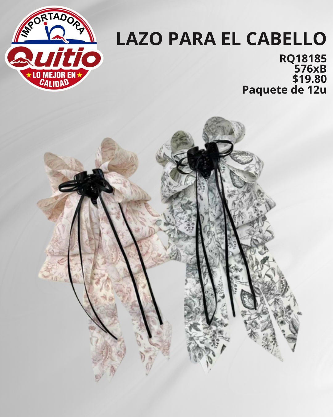 PINZA PARA CABELLO RQ18185 BX48X12 Q.9690 3X6
