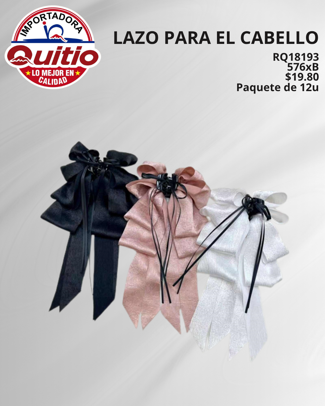 PINZA PARA CABELLO RQ18193 BX48X12 Q.9690 3X6