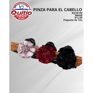 PINZA PARA CABELLO RQ18199 BX72X12 Q.9260 4X5