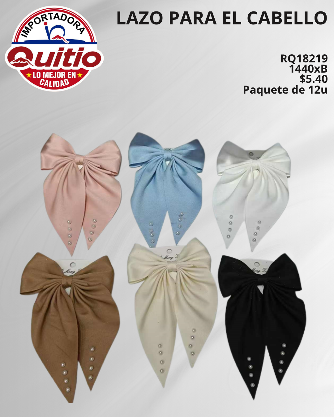 PINZA PARA CABELLO RQ18219 BX120X12 Q.9420 3X2