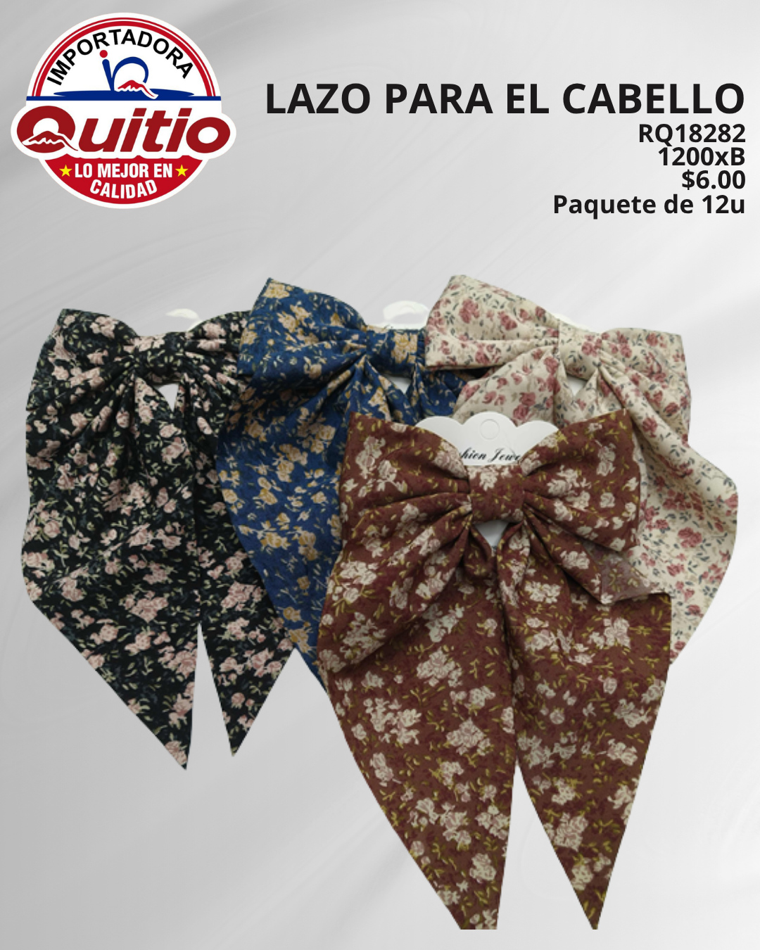 PINZA PARA CABELLO RQ18282 BX100X12 Q.9920 3X2