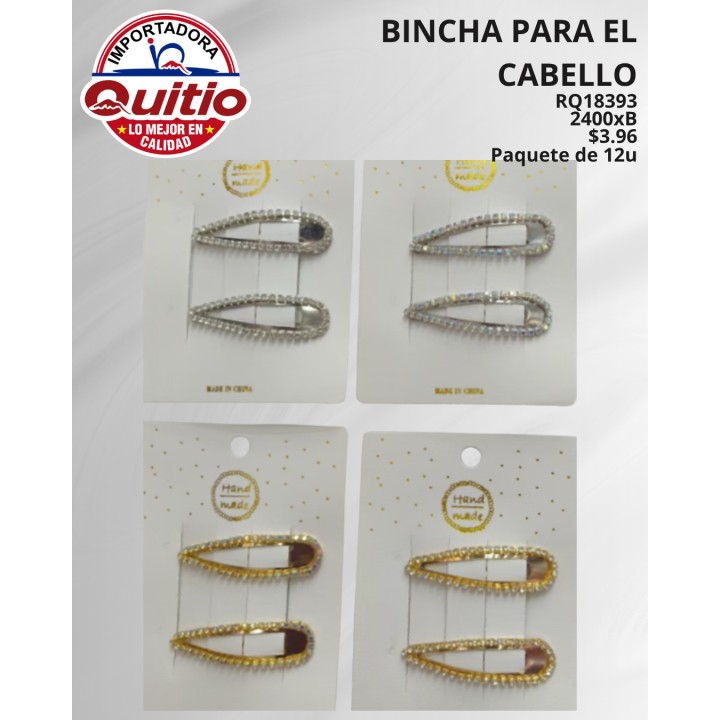 PINZA PARA CABELLO RQ18393 BX200X12 Q.9810