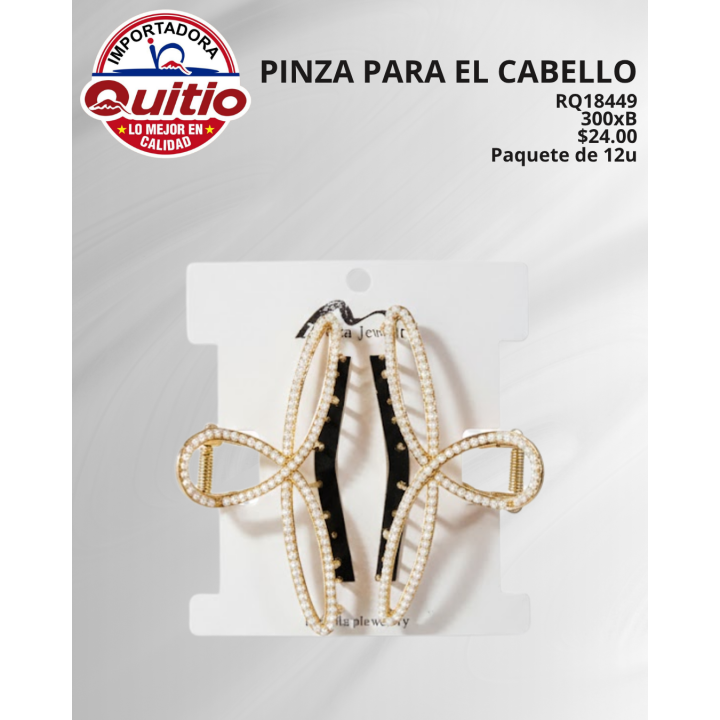 PINZA PARA CABELLO RQ18449 BX25X12X2 Q.9111 2X5