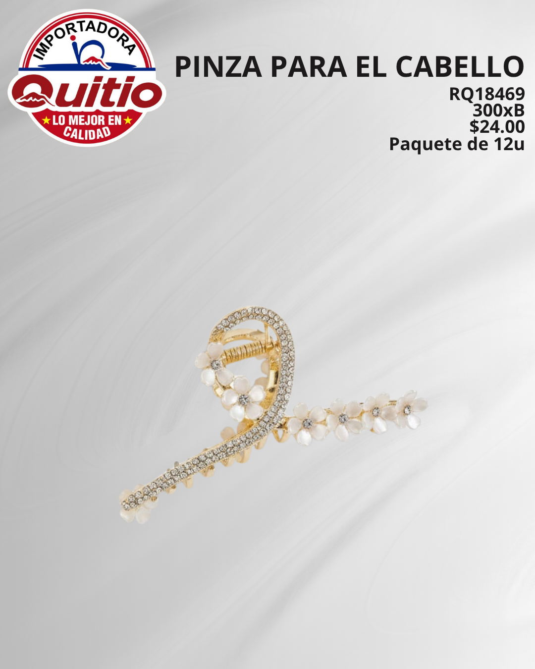 PINZA PARA CABELLO RQ18469 BX25X12 Q.9921 2X5
