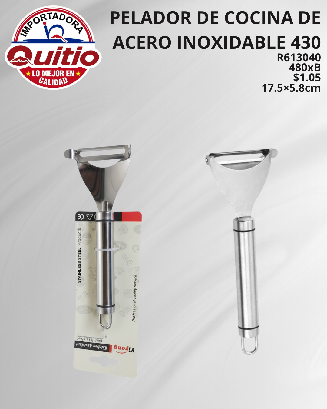 PELADOR DE ACERO R613040 BX480 Q.9560 4X5