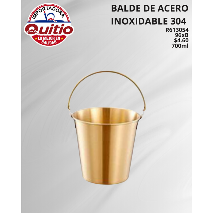 CUBITERA DE ACERO INOXIDABLE R613054 700ML BX96 Q.9452 2X11,50