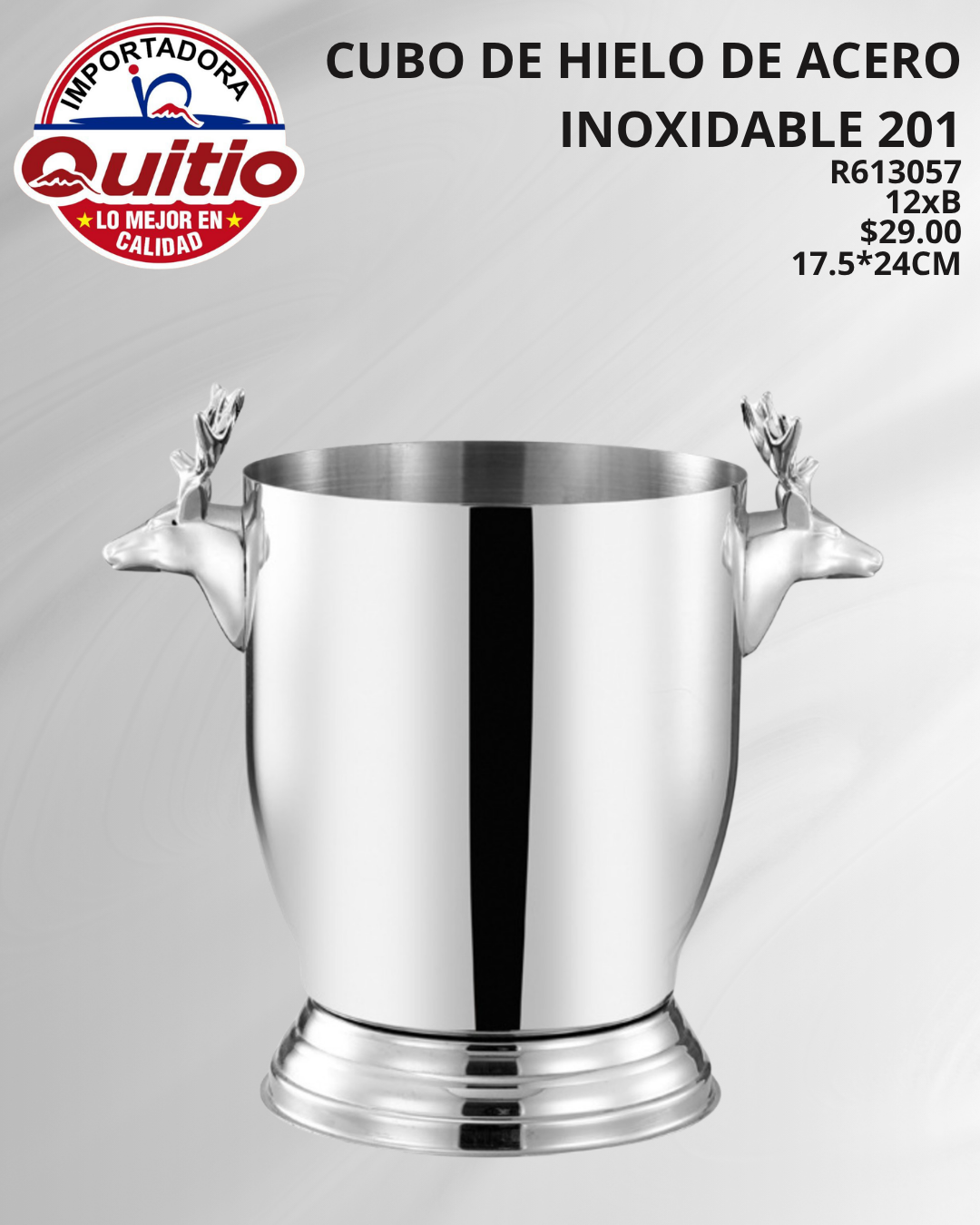 CUBITERA ACERO INOXIDABLE R613057 BX12 Q.99222 2X6Z5