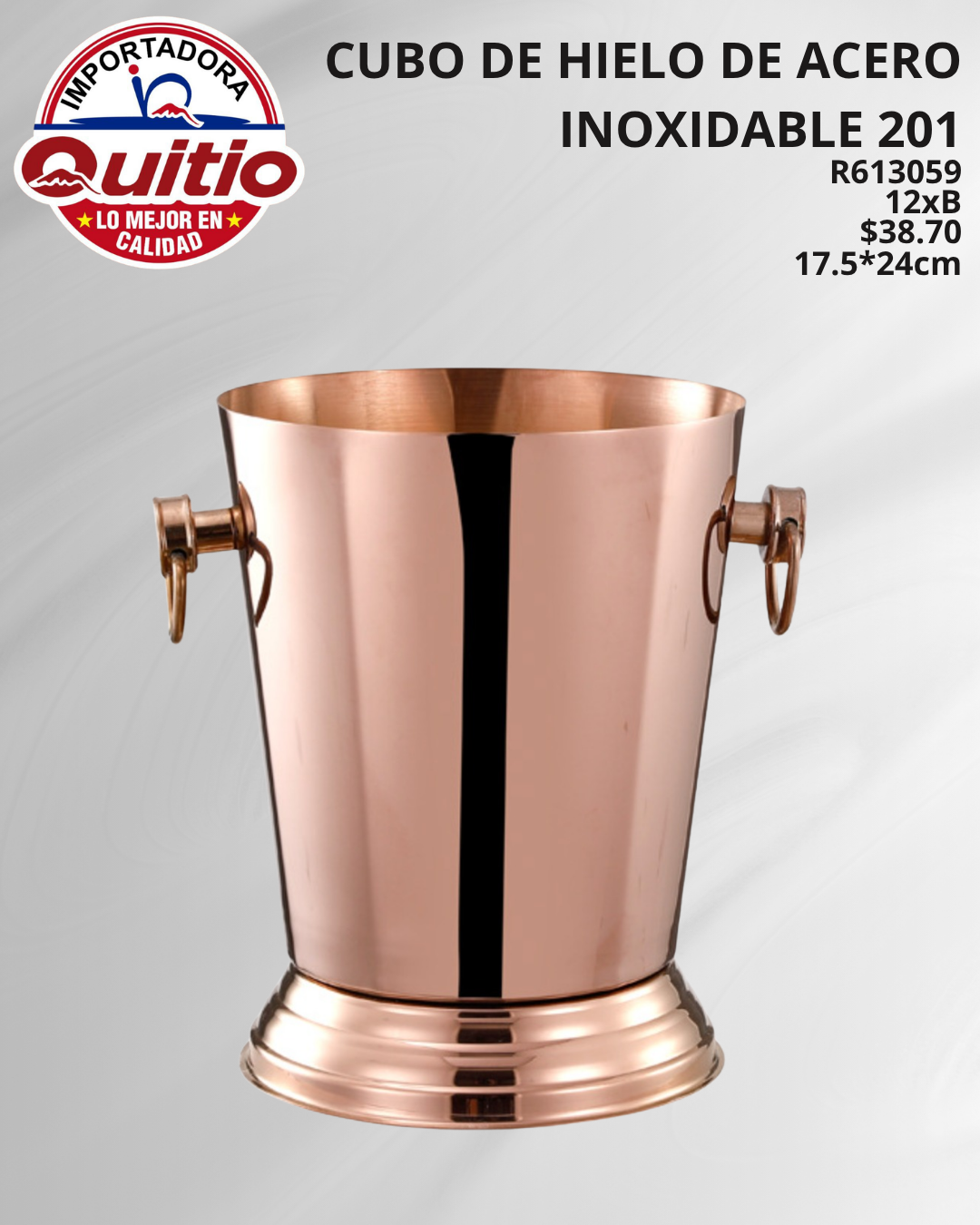 CUBITERA ACERO INOXIDABLE R613059 BX12 Q.95223 2X80