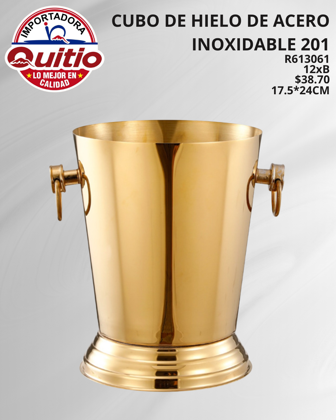 CUBITERA DE ACERO INOXIDABLE R613061 BX12 Q.99982 2X80