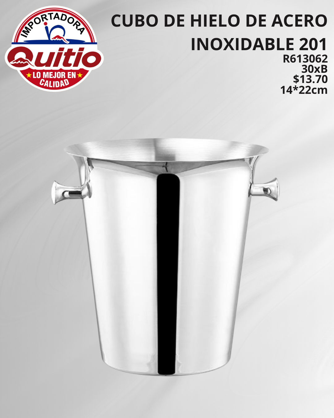 CUBITERA ACERO INOXIDABLE R613062 BX30 Q.9488 2X34