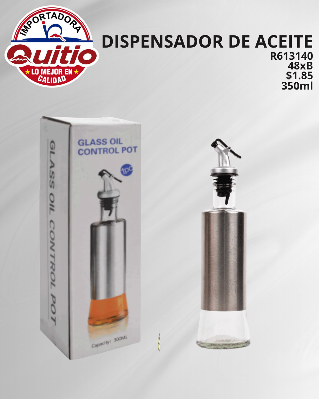 BOTELLA PARA ACEITE R613140 BX48 Q.9780 2X5