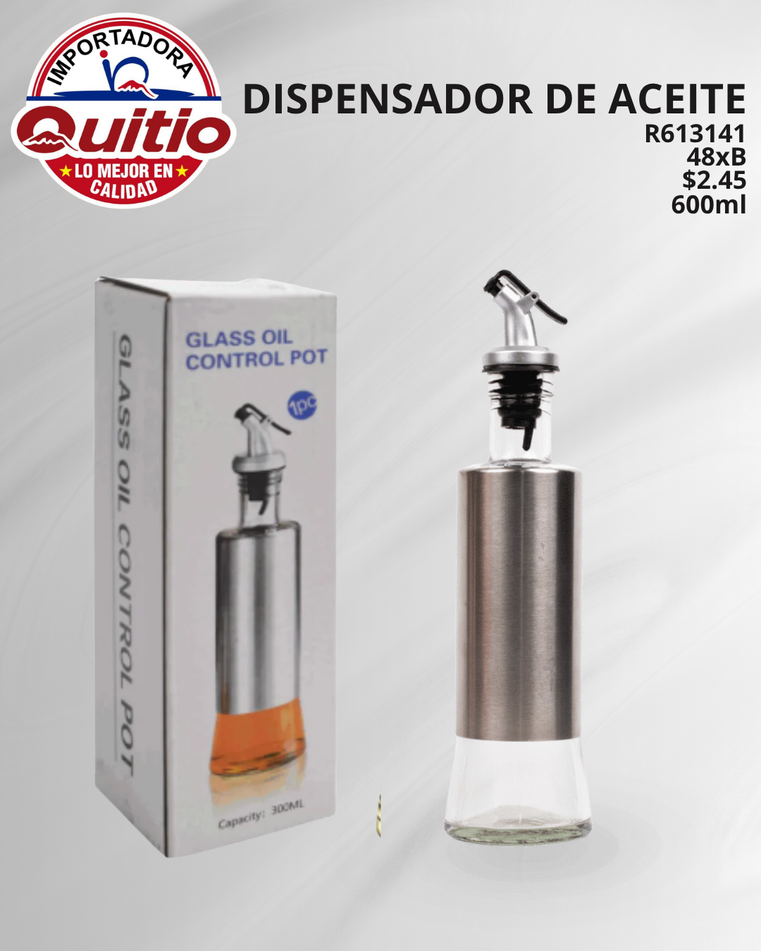 BOTELLA PARA ACEITE R613141 BX48 Q.9901 2X6