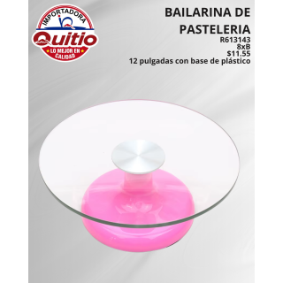 BANDEJA GIRATORIA DE VIDRIO R613143 BX8 Q.9347