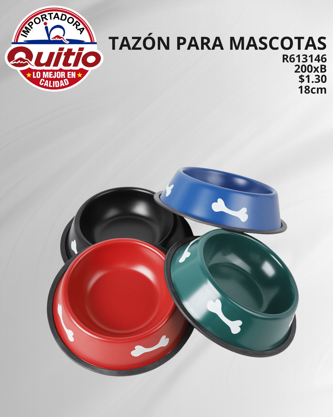 TAZON PARA MASCOTAS R613146 18CM BX200 Q.9580 3X5
