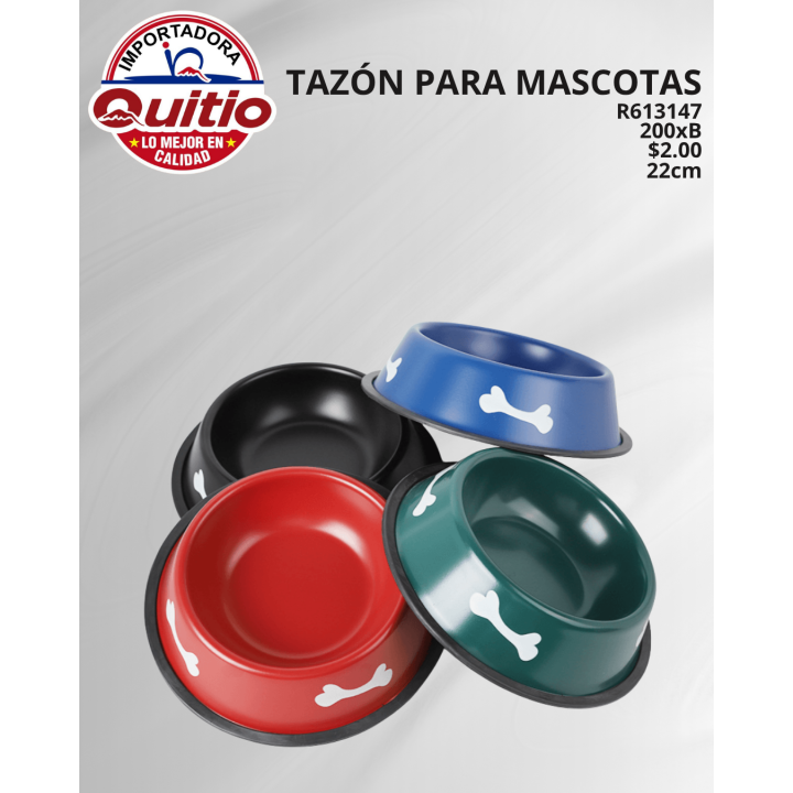 TAZON PARA MASCOTAS R613147 22CM BX200 Q.9211 2X5
