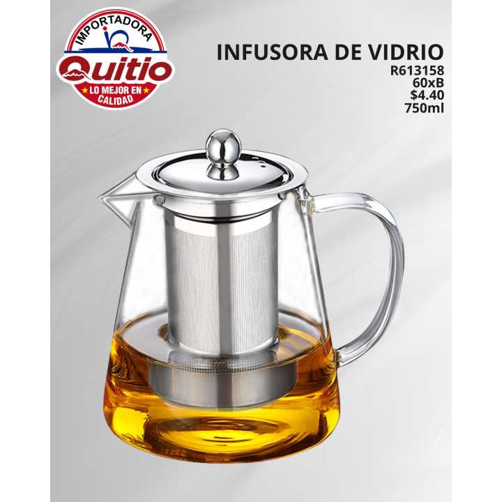 JARRA DE VIDRIO 750ML R613158 BX60 Q.9362 2X11