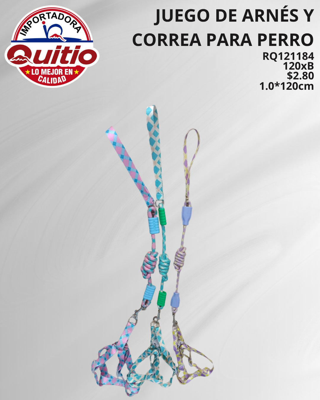 CORREA PARA MASCOTAS RQ121184 BX120 Q.9361
