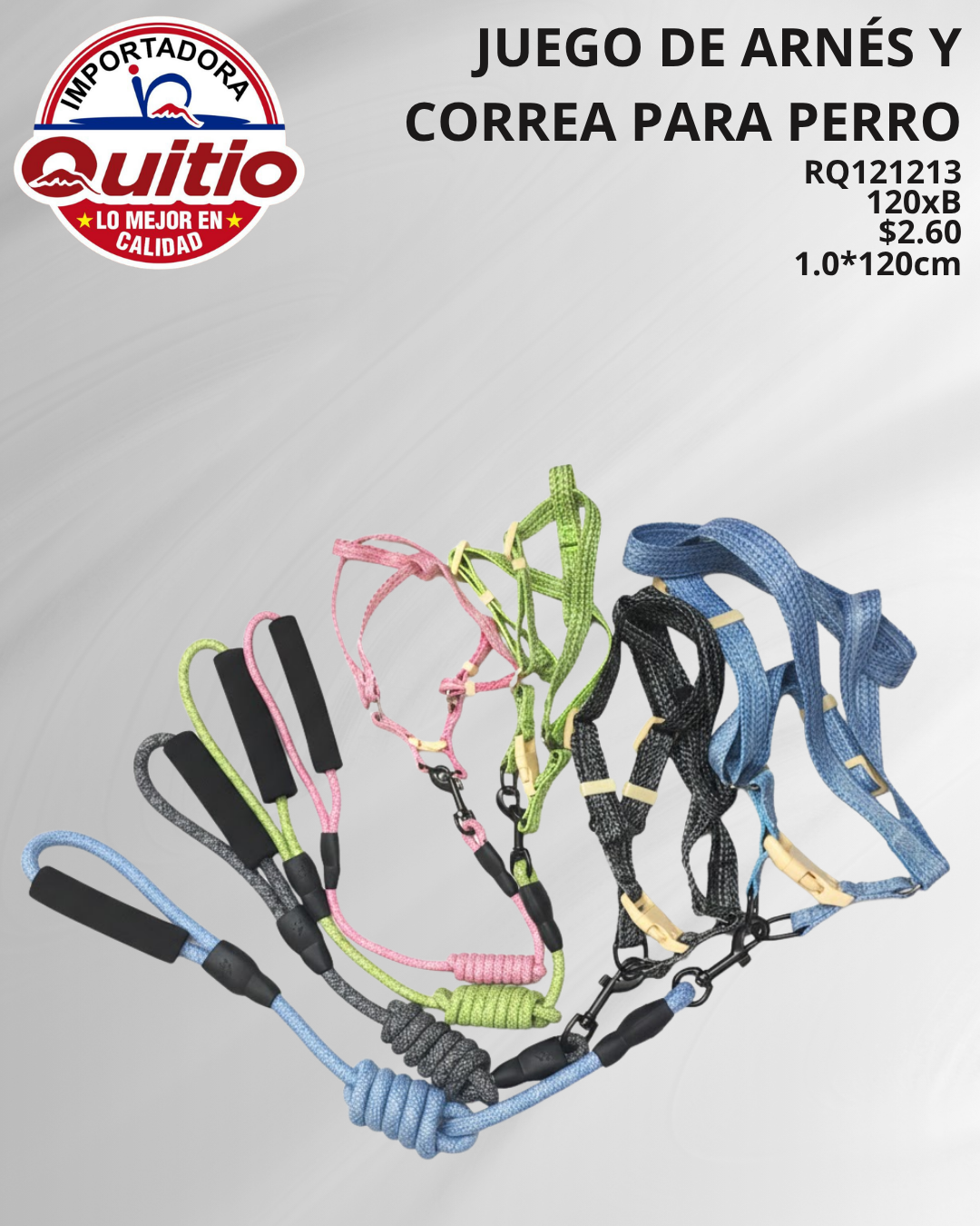 CORREA PARA MASCOTAS RQ121213 BX120 Q.9541