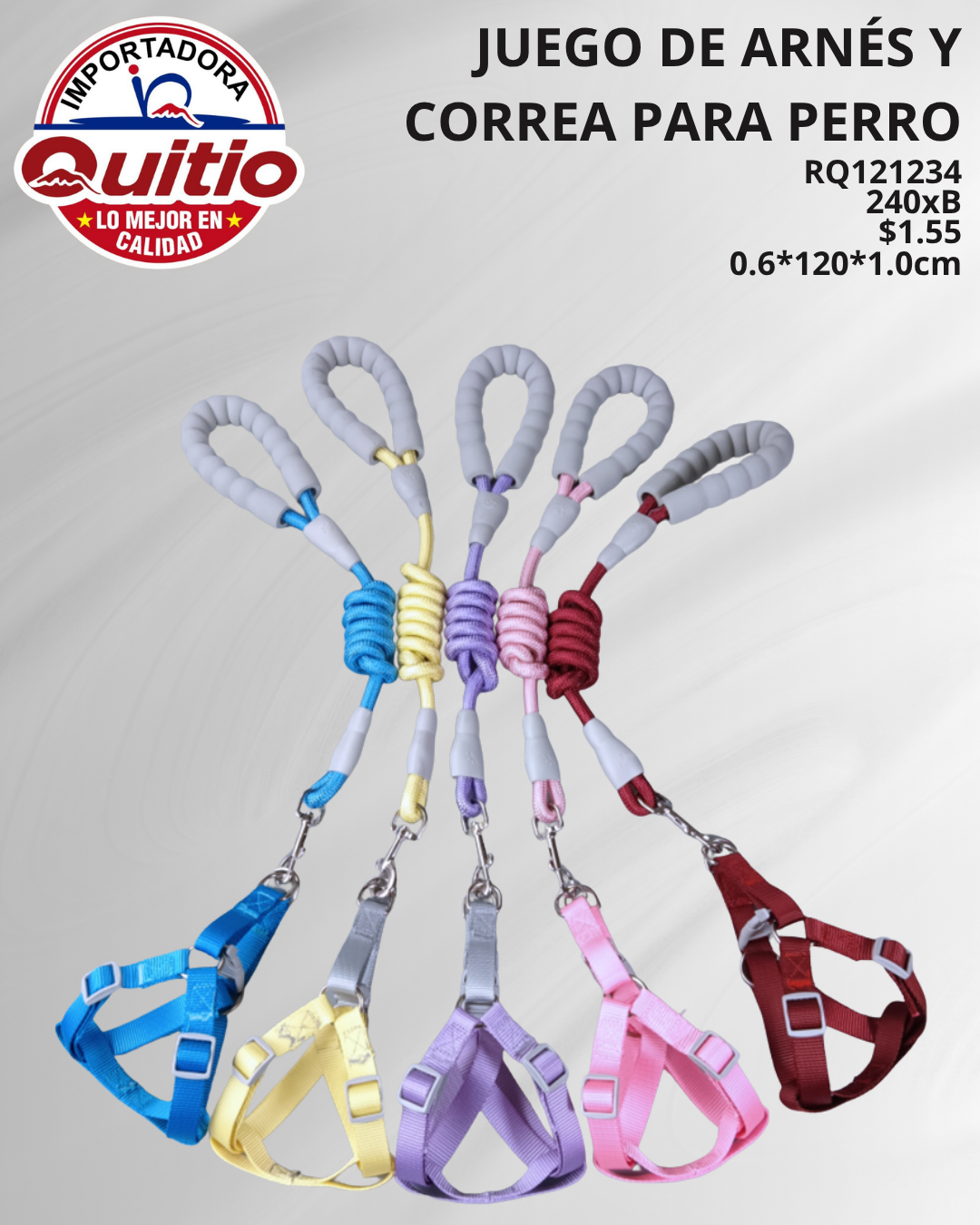 COREA PARA MASCOTAS RQ121234 BX240 Q.9290 2X3.50