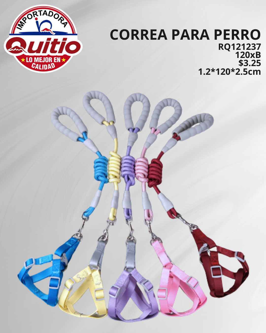 CORREA PARA MASCOTAS RQ121237 BX120 Q.9502 2X9