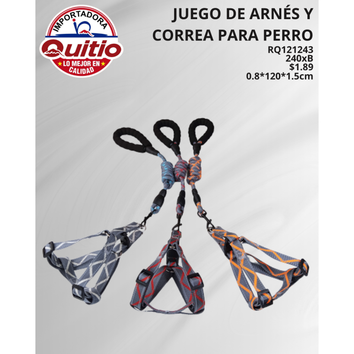 CORREA PARA MASCOTAS RQ121243 BX240 Q.9901