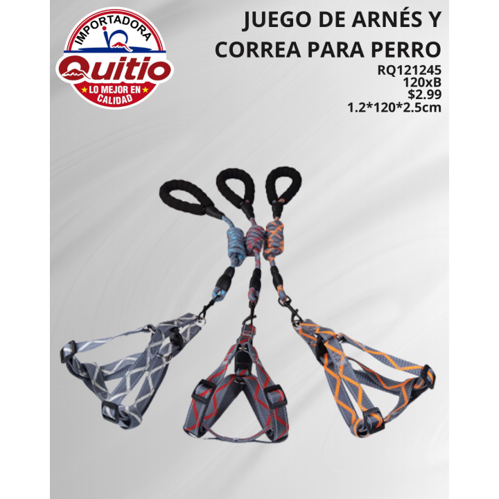 CORREA PARA MASCOTAS RQ121245 BX120 Q.9671 2X8
