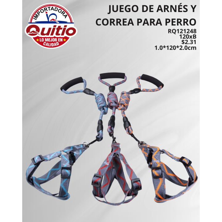 CORREA PARA MASCOTAS RQ121248 BX120 Q.9631 2X6
