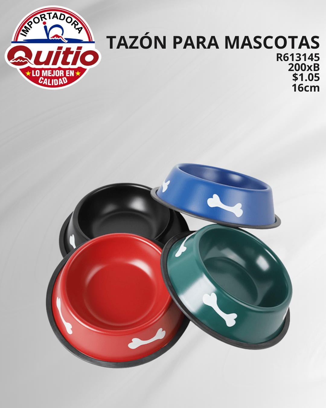 TAZON PARA MASCOTAS 16CM R613145 BX200 Q.9360 4X5