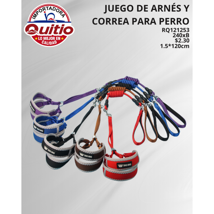 CORREA PARA MASCOTAS RQ121253 BX240 Q.9431 2X6