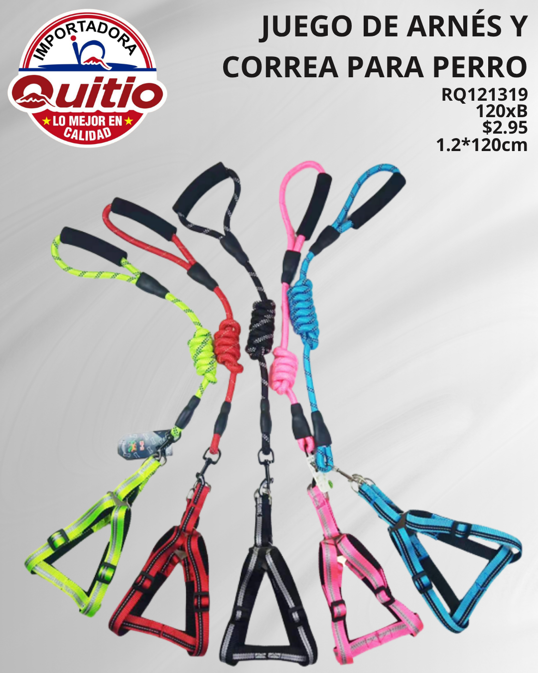 CORREA PARA MASCOTAS RQ121319 BX120 Q.9271 2X9