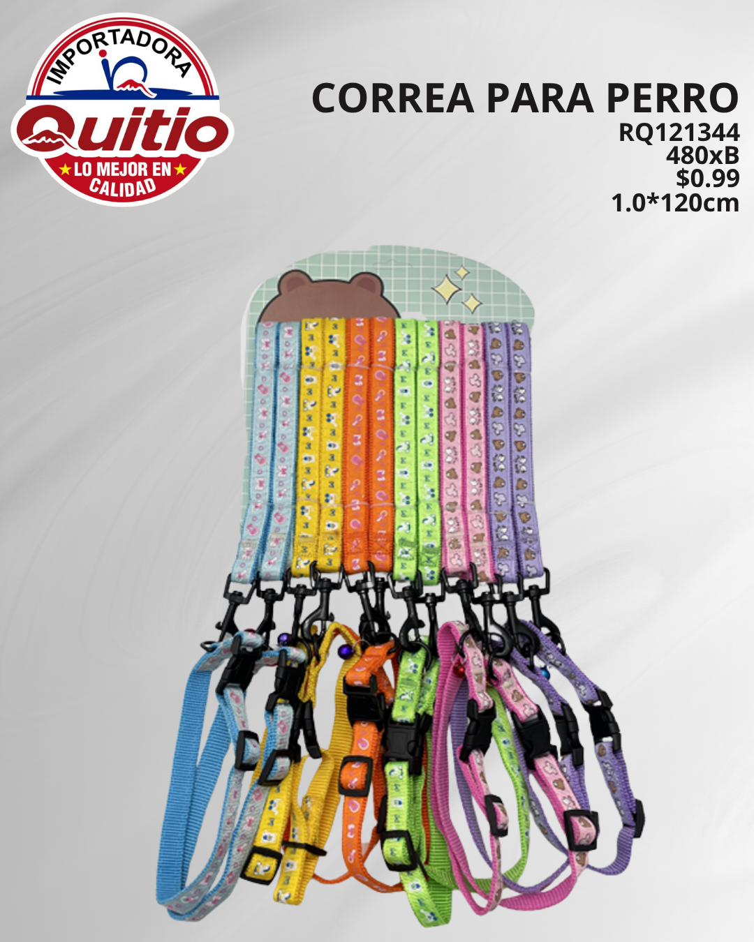 CORREA PARA MASCOTAS RQ121344 BX480 Q.9850 4X5
